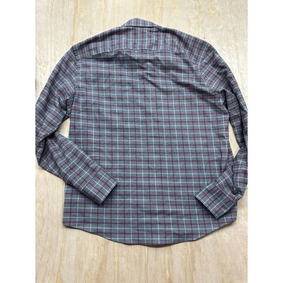Untuckit Men’s Shirt Plaid XL Gray Long Sleeve Button Down Colored Work Shirt - Picture 5 of 7